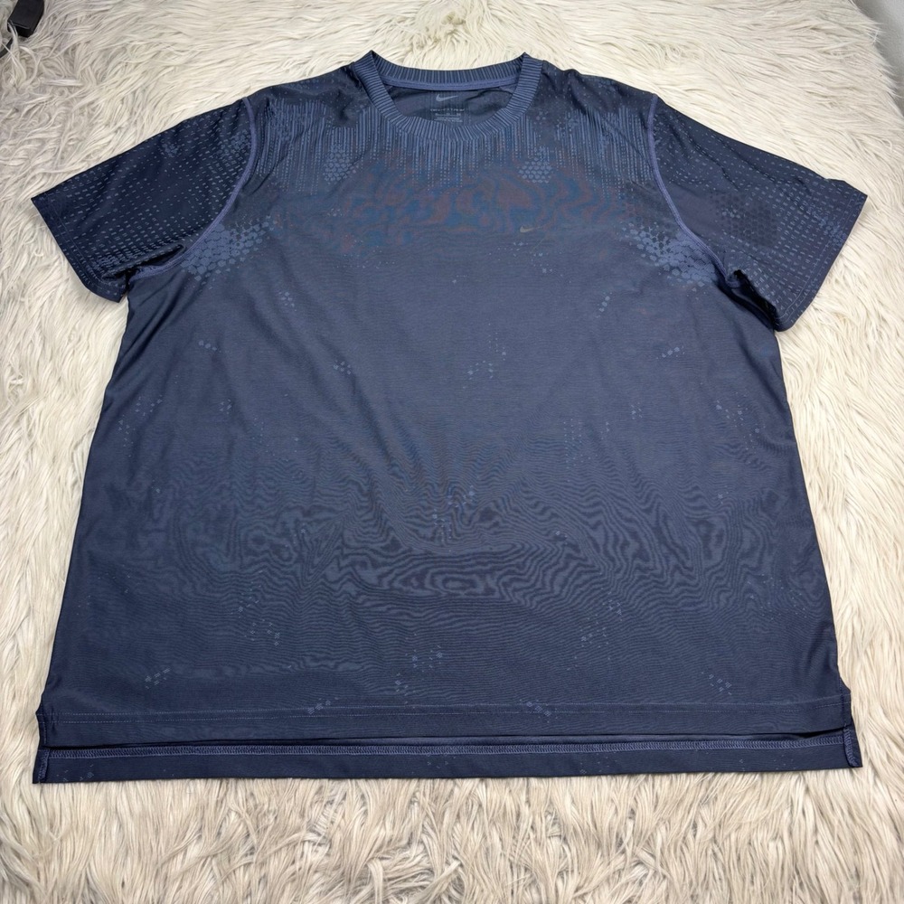 Nike Axis Performance System Men's XL Black FIT ADV Short Sleeve Versatile Top